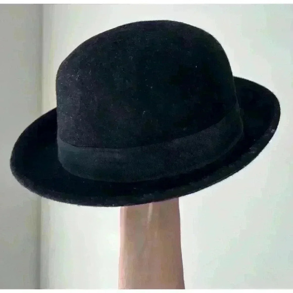 H&M Bowler Black Cosplay Costume Stylish Felt Hat One Size Halloween Accessory - Picture 4 of 9